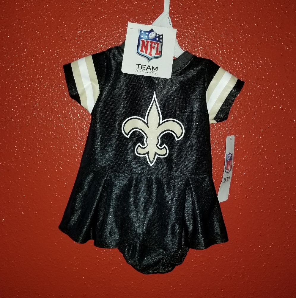 New Orleans Saints dress with bloomers